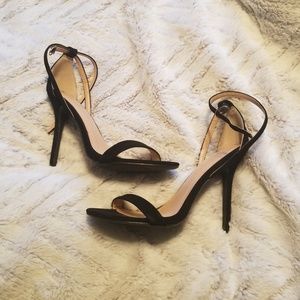 Black Strappy Heels
